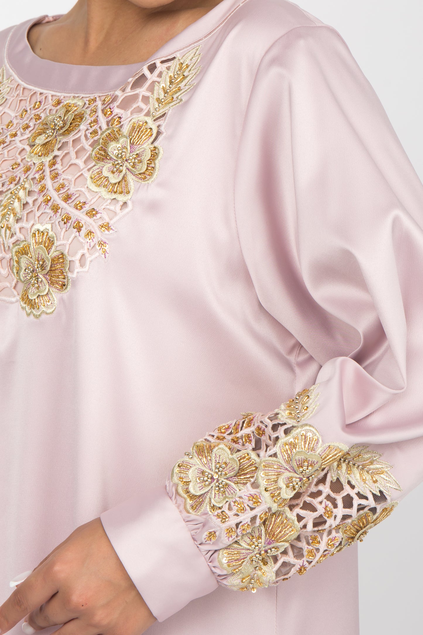 Eid dress kandoora جلابية Jellabiya celebration embroidered dress