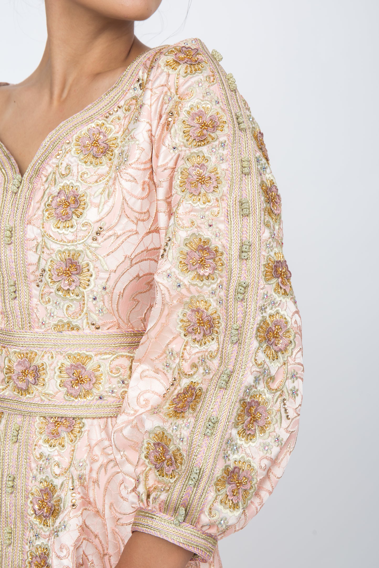 Eid dress kandoora جلابية Jellabiya jalabiya celebration embroidered dress جلابية مغربية