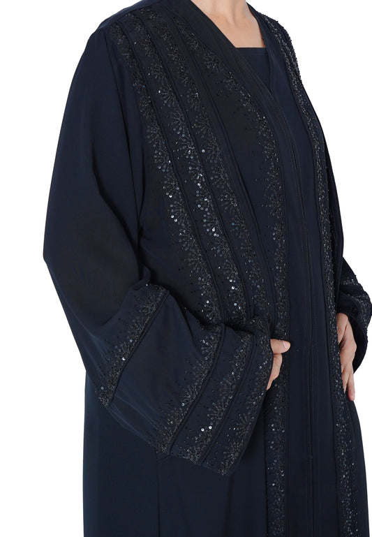 Embroidered Abaya | AF-51032-ABY-E