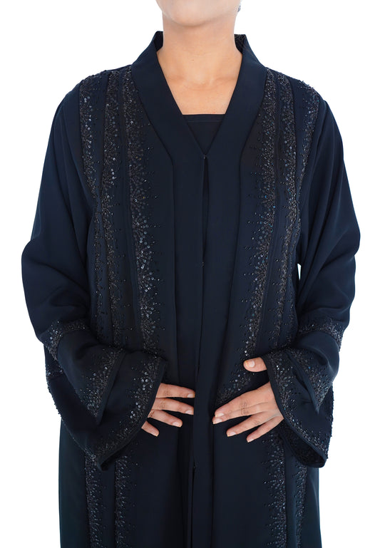 Embroidered Abaya | AF-51035-ABY-E