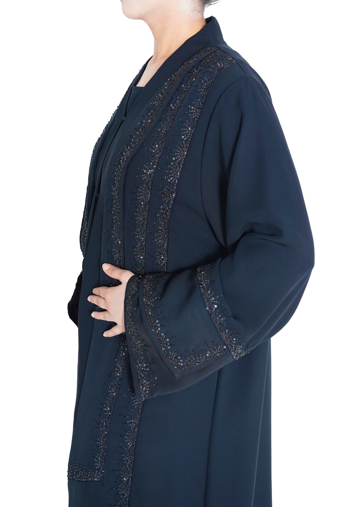 Embroidered Abaya | AF-51035-ABY-E