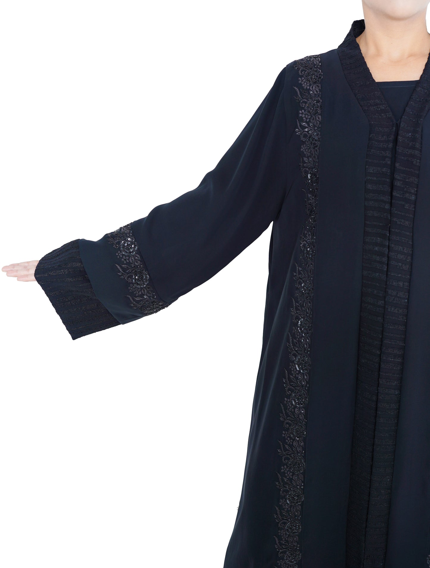 Embroidered Abaya | AF-51036-ABY-E