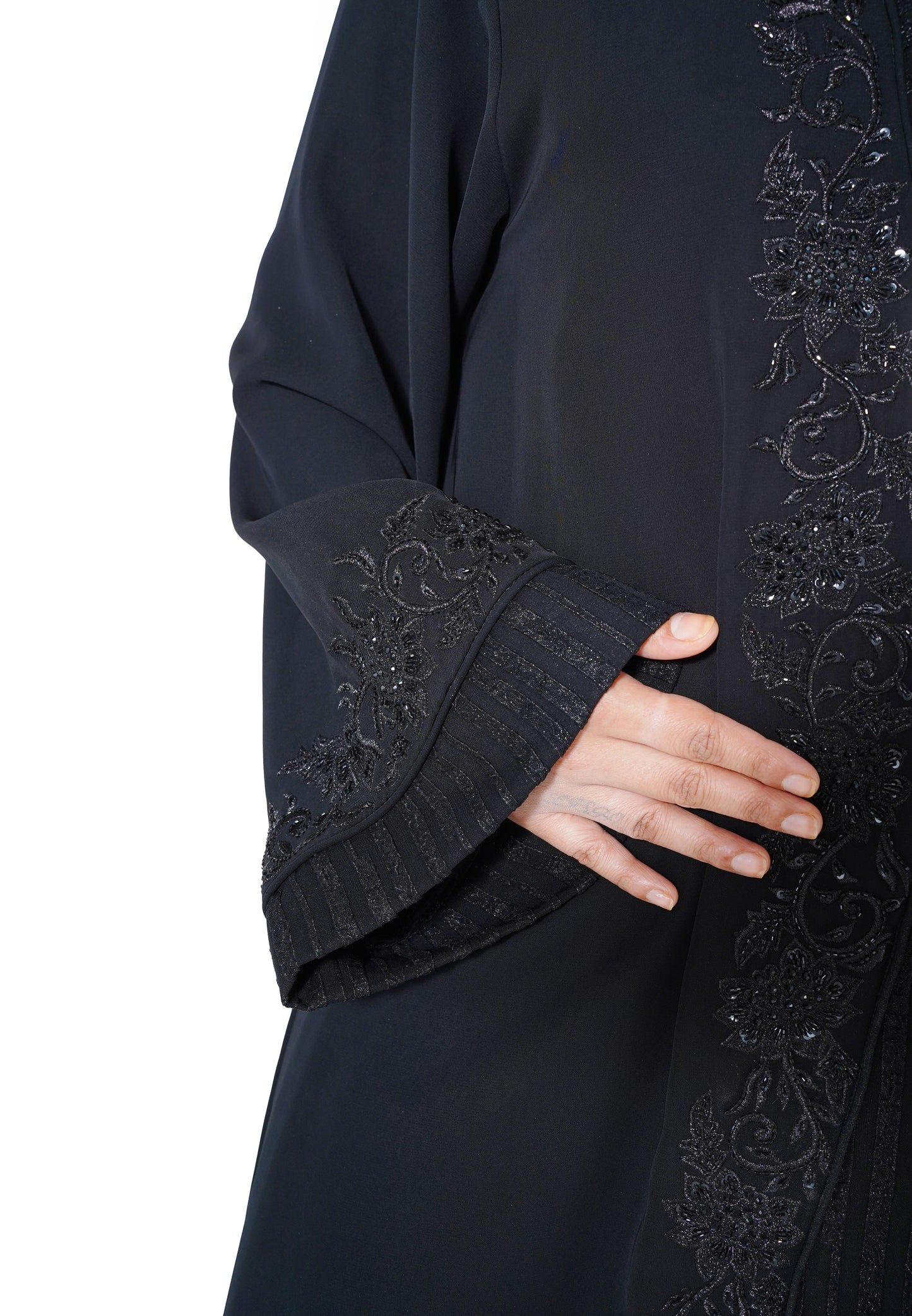 Embroidered Abaya | AF-51037-ABY-E