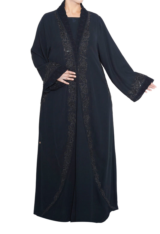 Embroidered Abaya | AF-51038-ABY-E