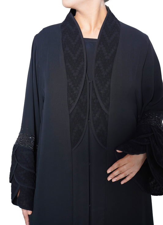 Embroidered Abaya | AF-51039-ABY-E