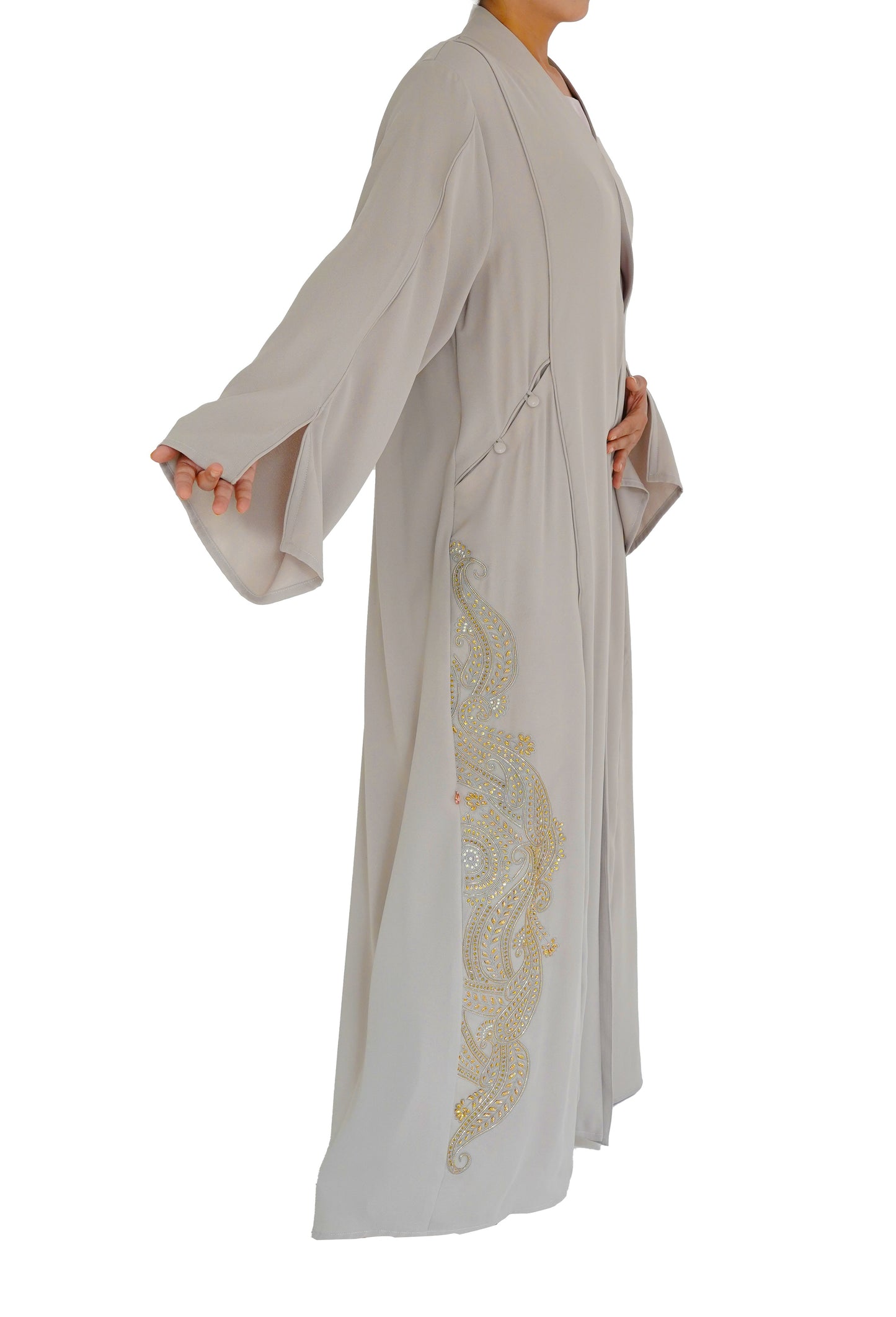 Embroidered Abaya | AF-51044-ABY-E