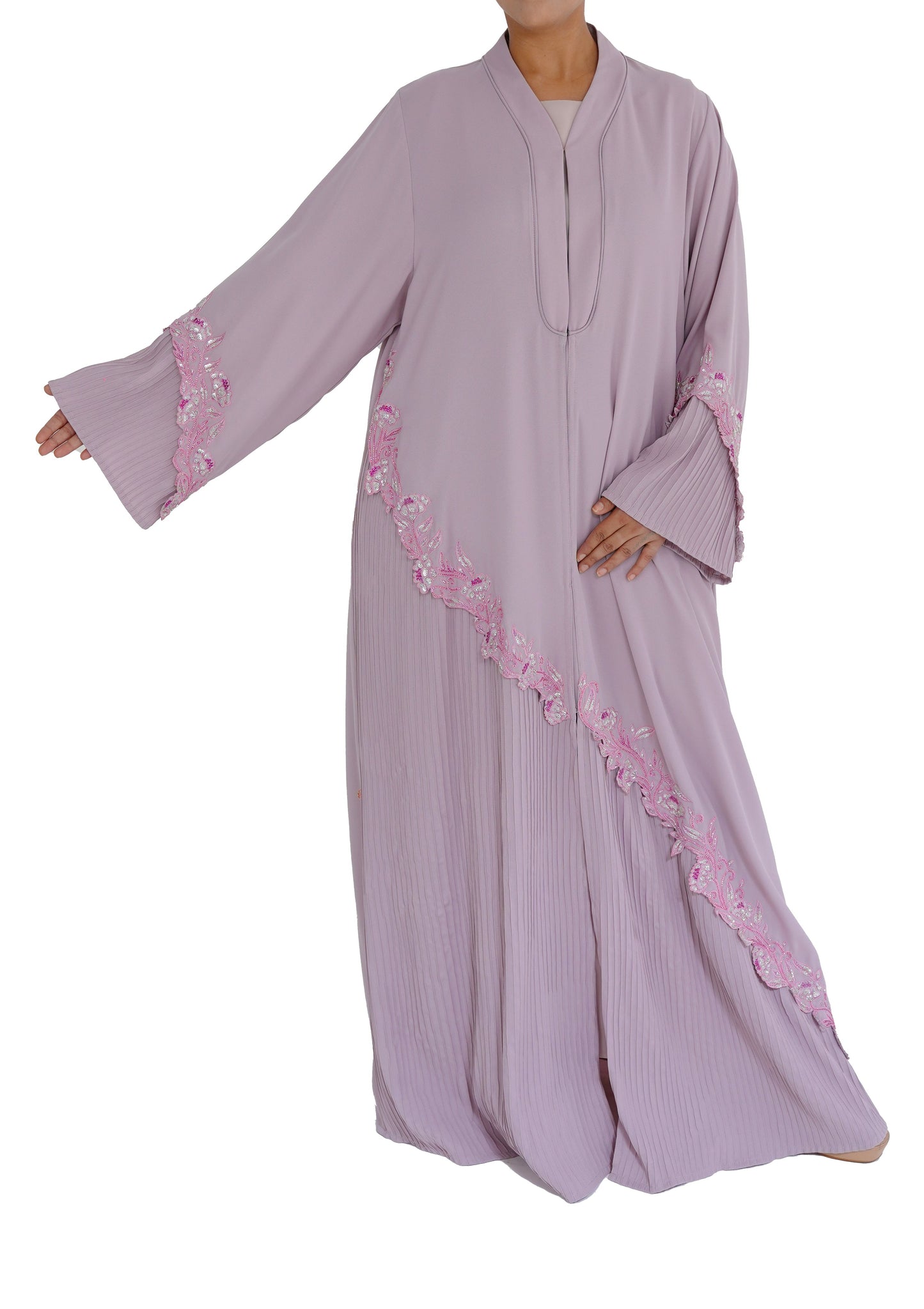 Embroidered Abaya |  AF-51048-ABY-E