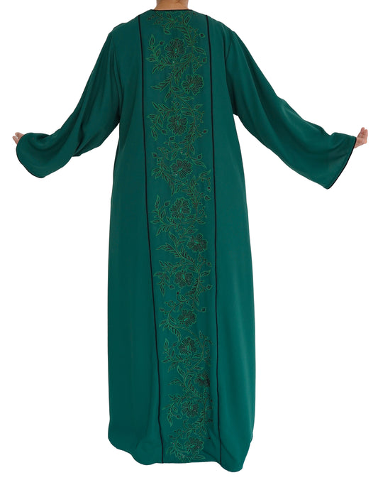 Embroidered Abaya | AF-51051-ABY-E