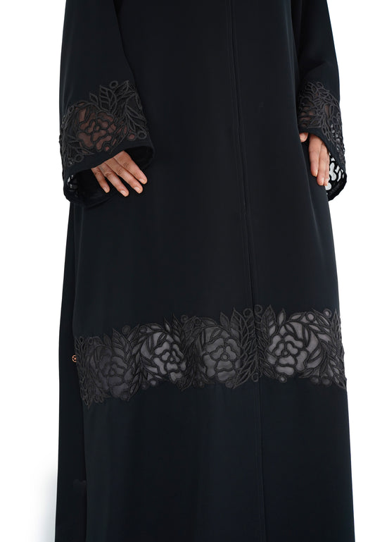 Embroidered Abaya | AF-51053-ABY-E