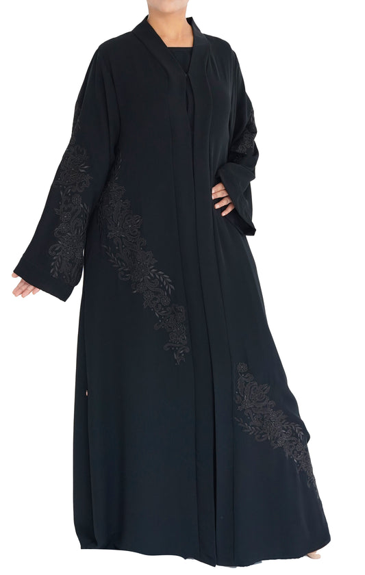 Embroidered Abaya | AF-51066-ABY-E