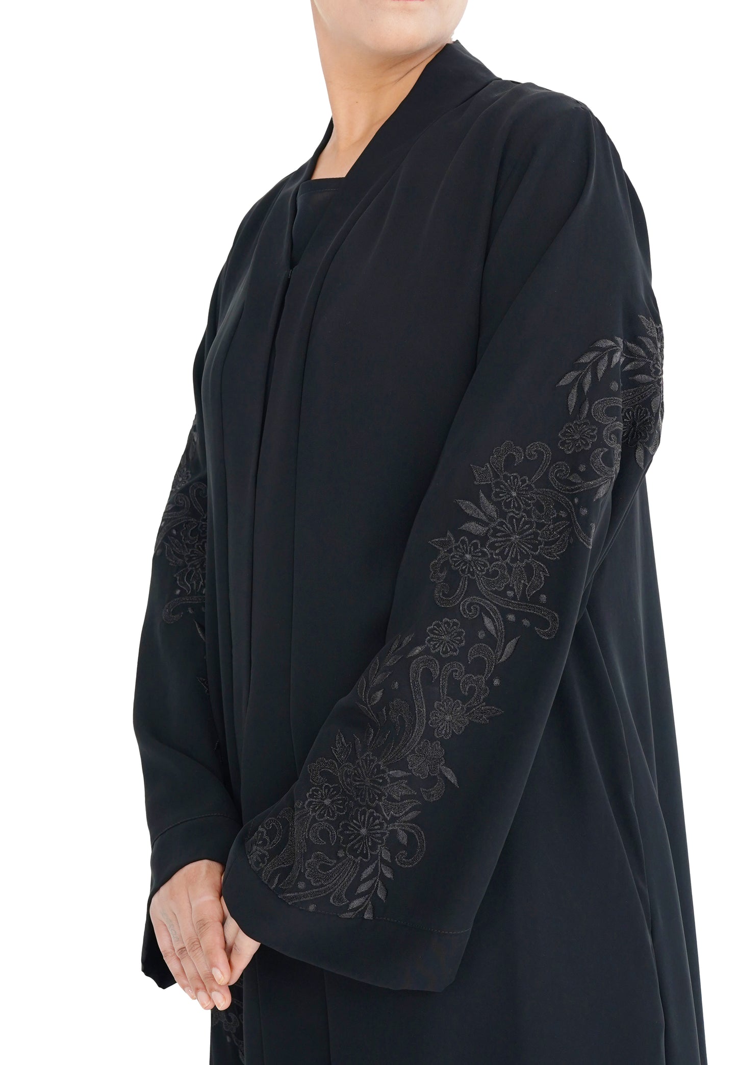 Embroidered Abaya | AF-51066-ABY-E