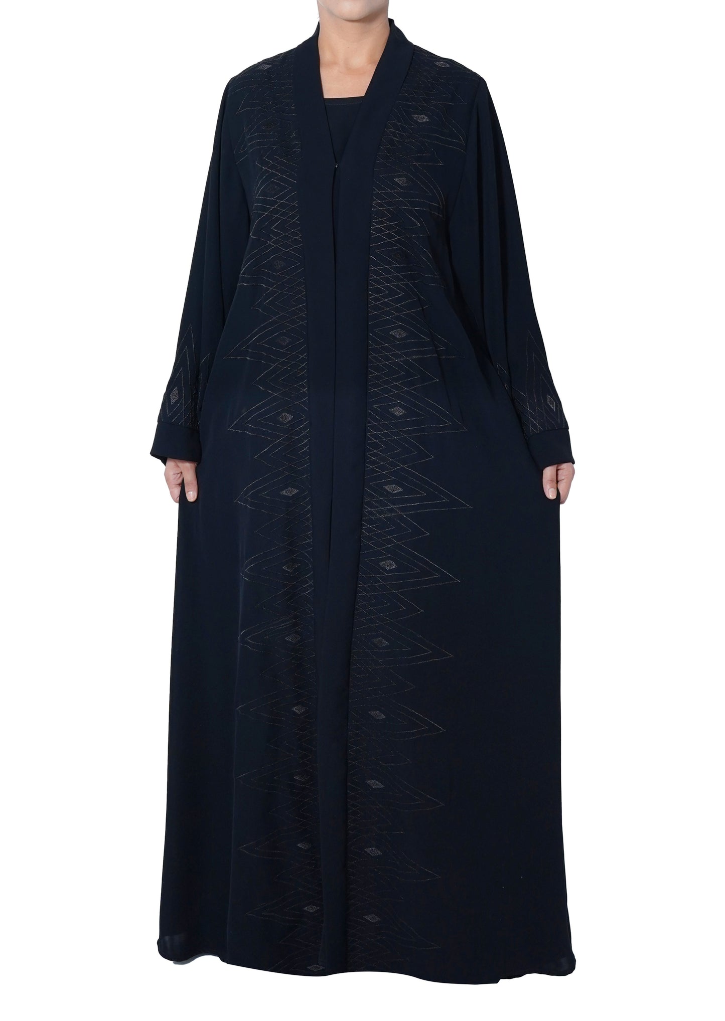 Embroidered Abaya | AF-51072-ABY-E