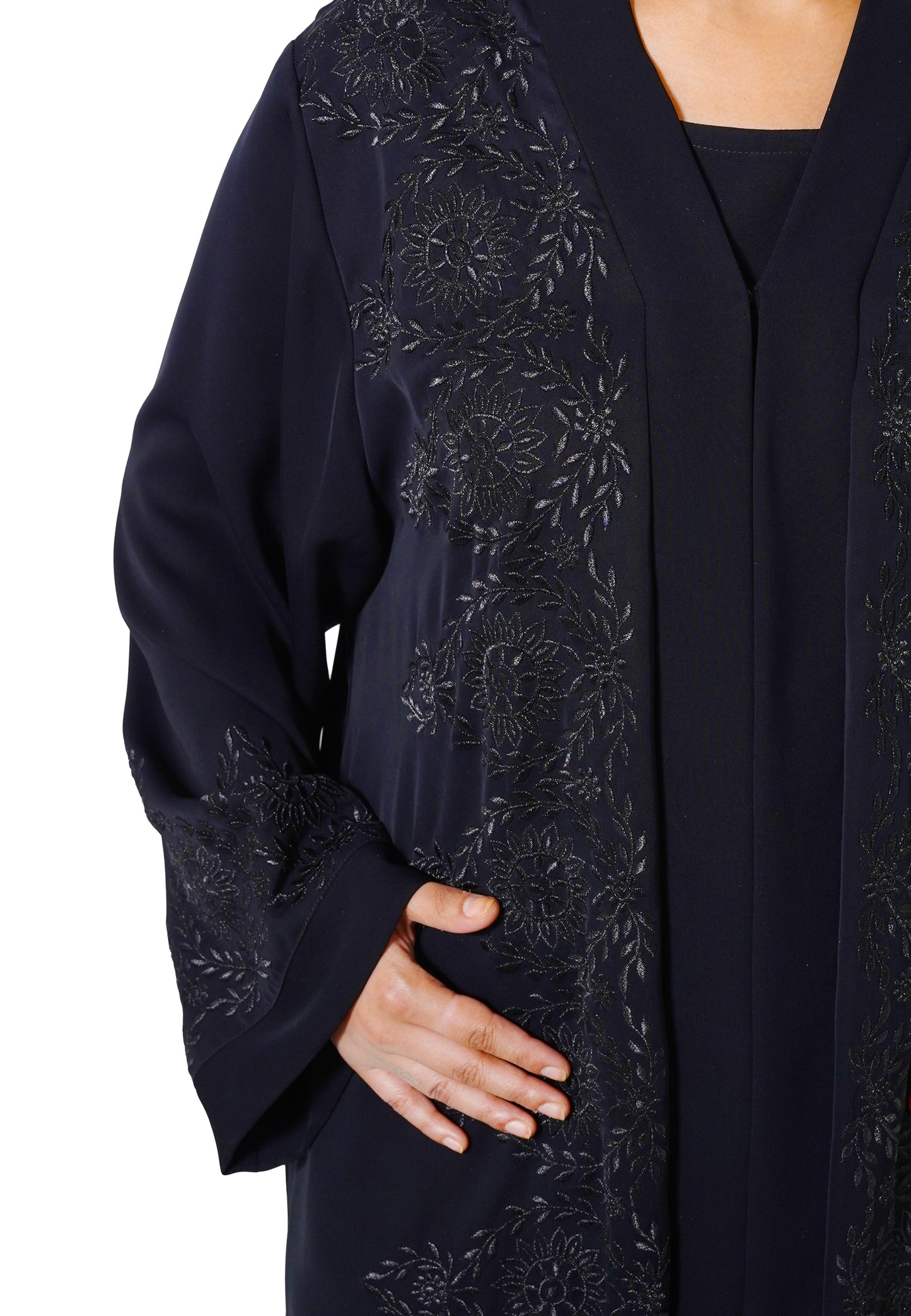 Embroidered Abaya | AF-51074-ABY-E