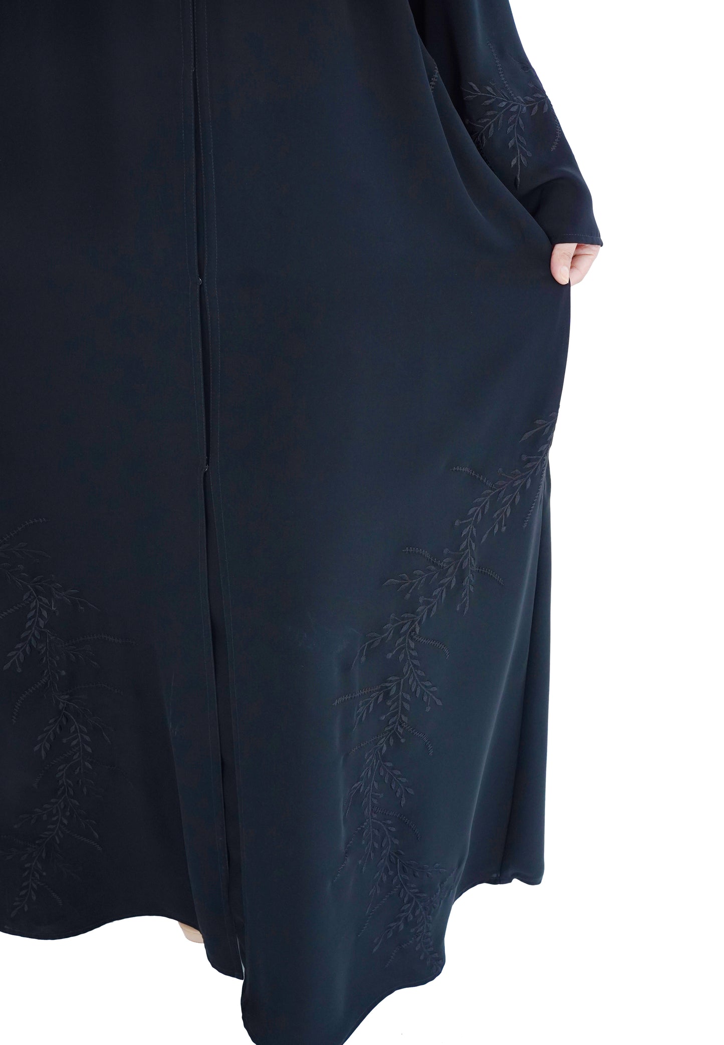 Embroidered Abaya | AF-51085-ABY-E