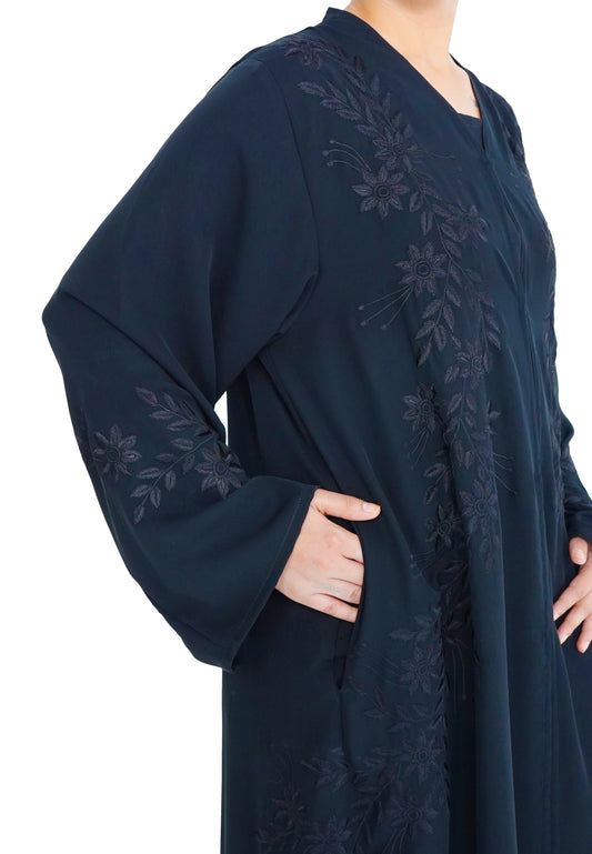 Embroidered Abaya | AF-51091-ABY-E