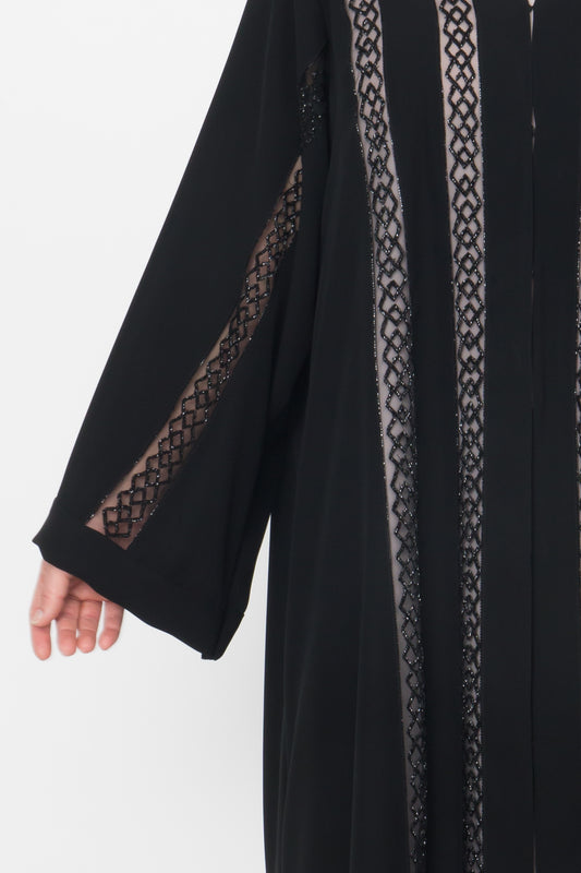 Embroidered Abaya | AF-50001-ABY-E