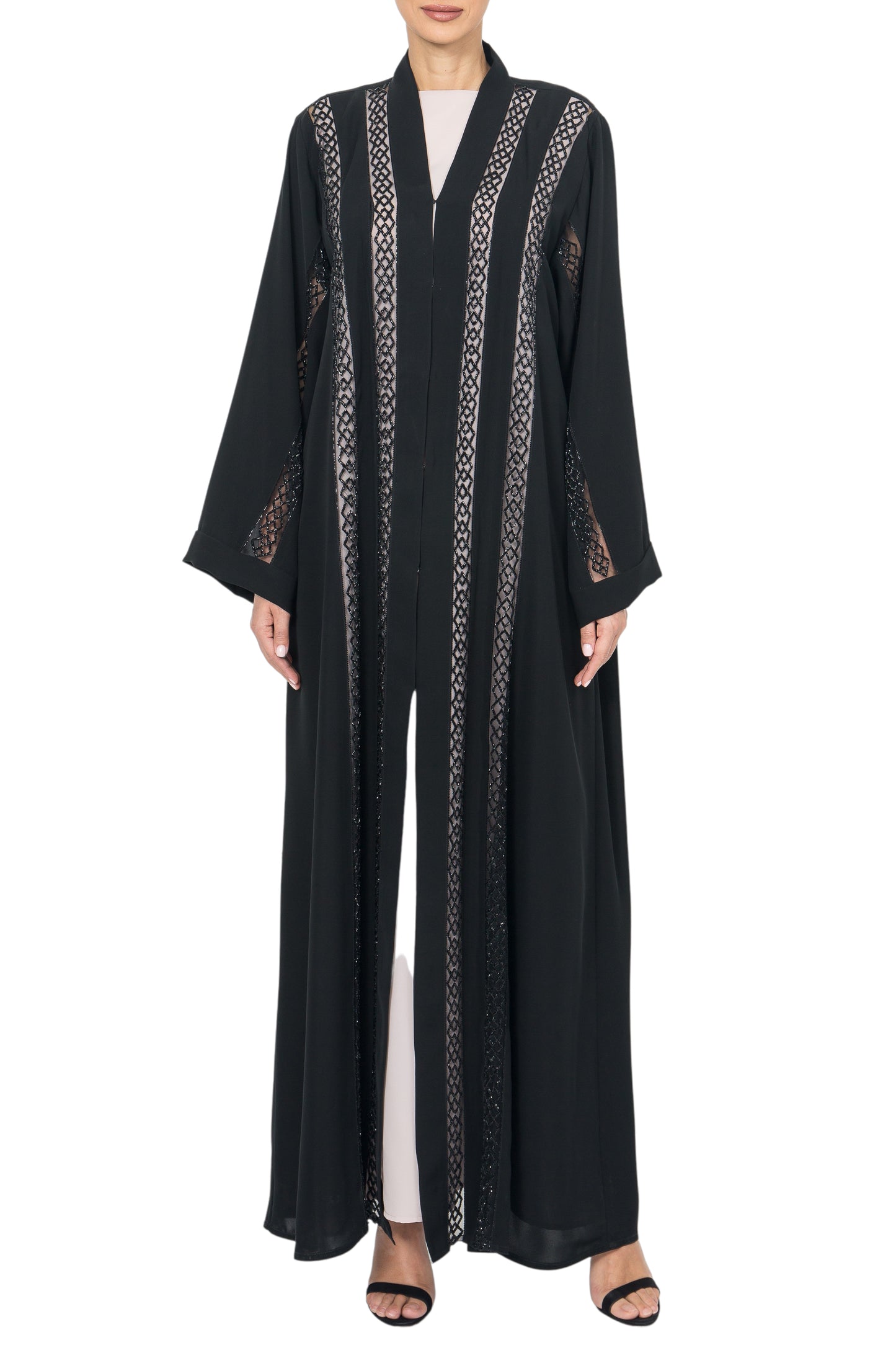 Embroidered Abaya | AF-50001-ABY-E