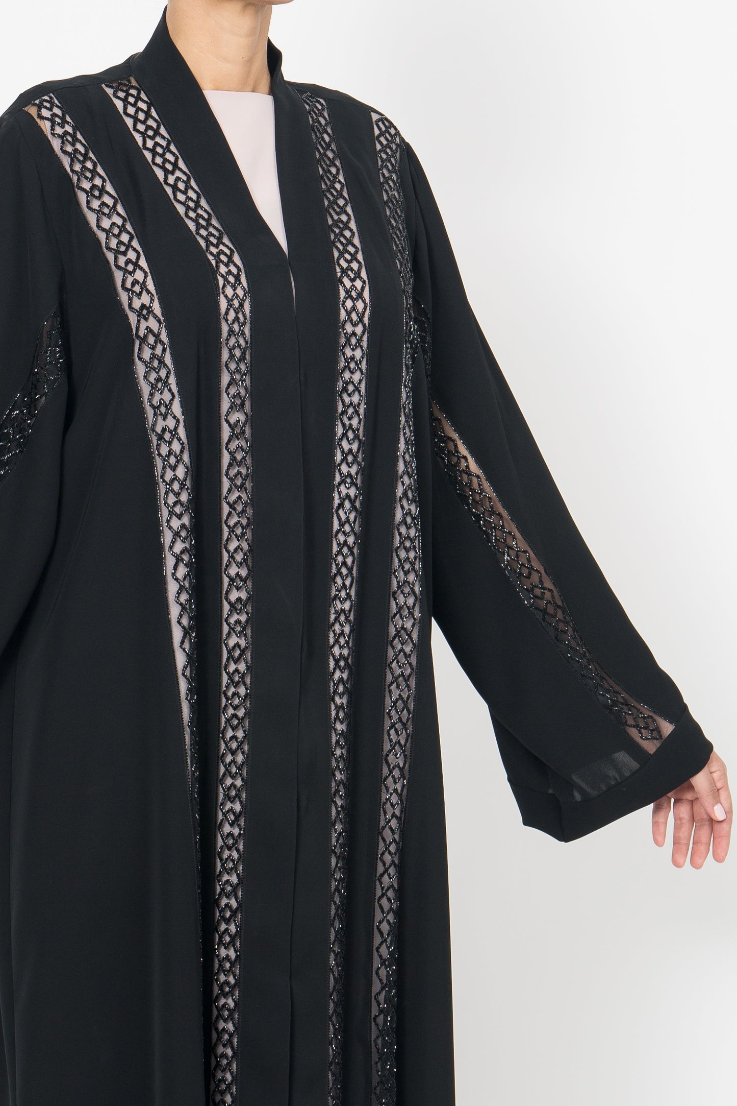 Embroidered Abaya | AF-50001-ABY-E