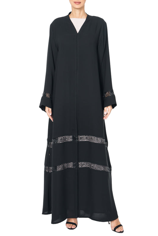 Embroidered Abaya | AF-50003-ABY-E