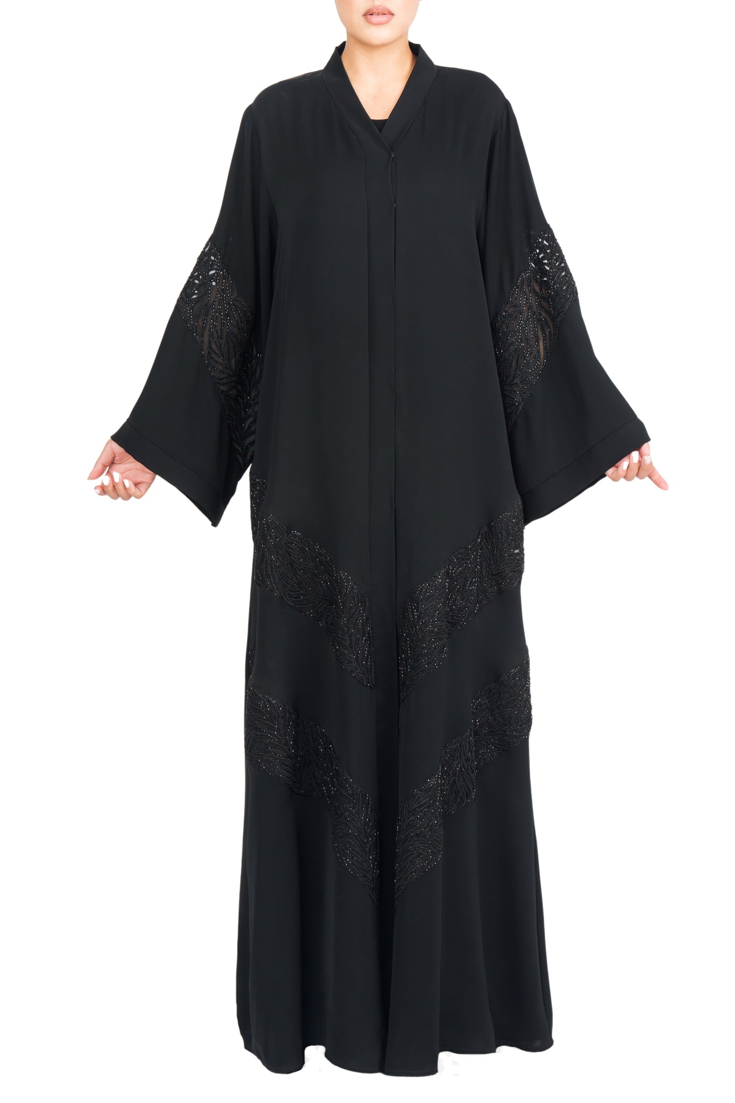 Embroidered Abaya | AF-50022-ABY-E