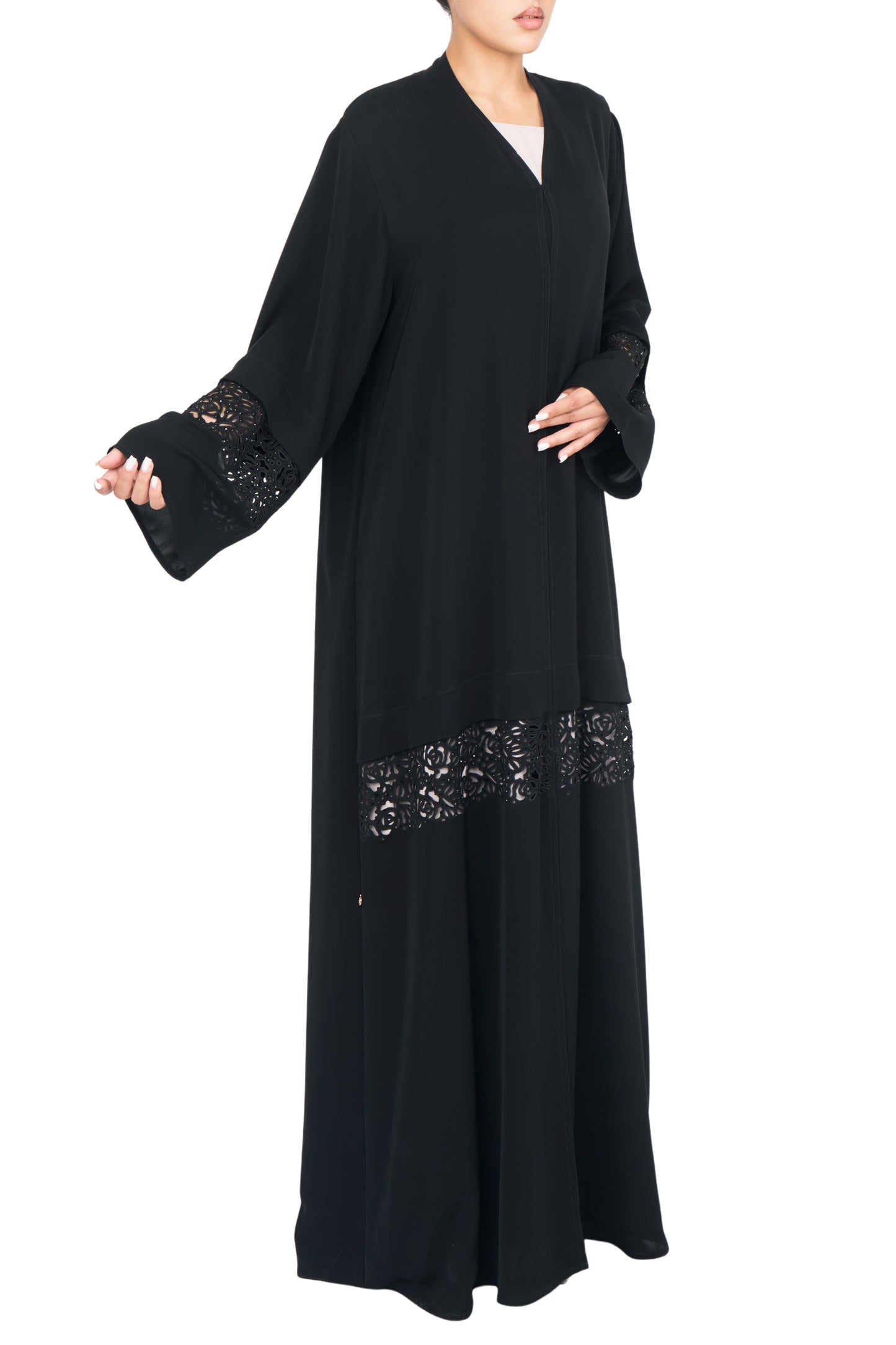 Embroidered Abaya | AF-50023-ABY-E