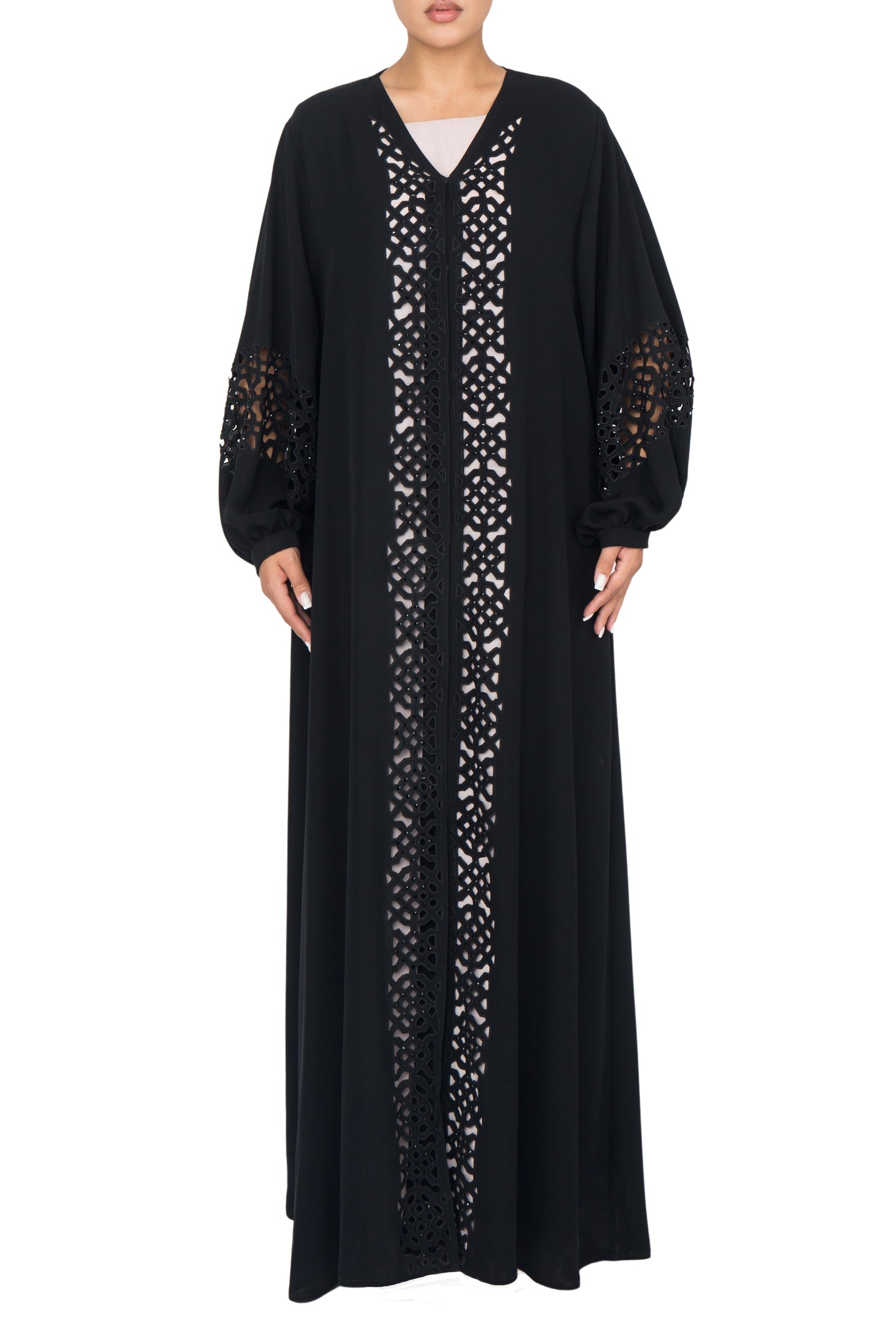 Embroidered Abaya | AF-50025-ABY-E