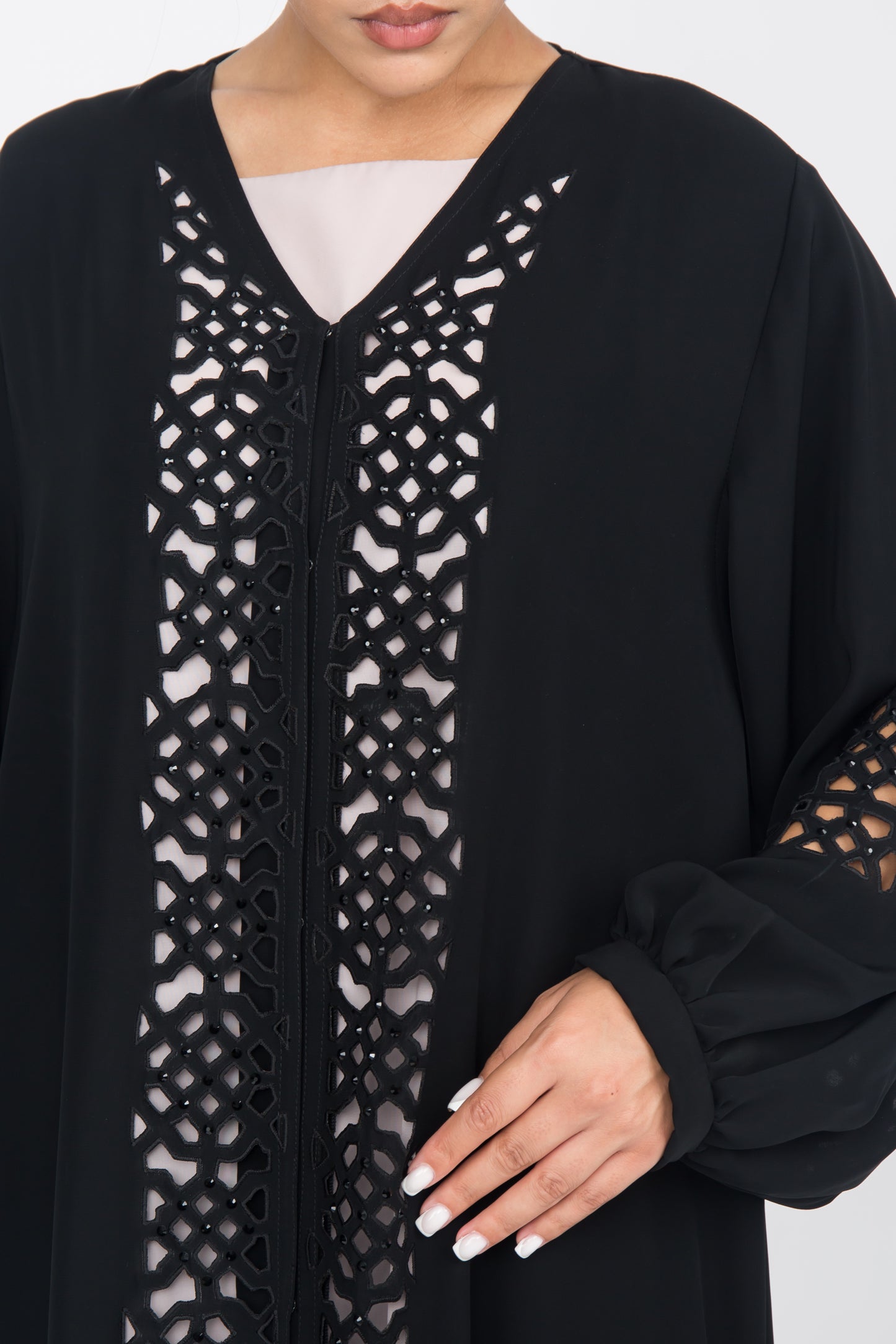 Embroidered Abaya | AF-50025-ABY-E