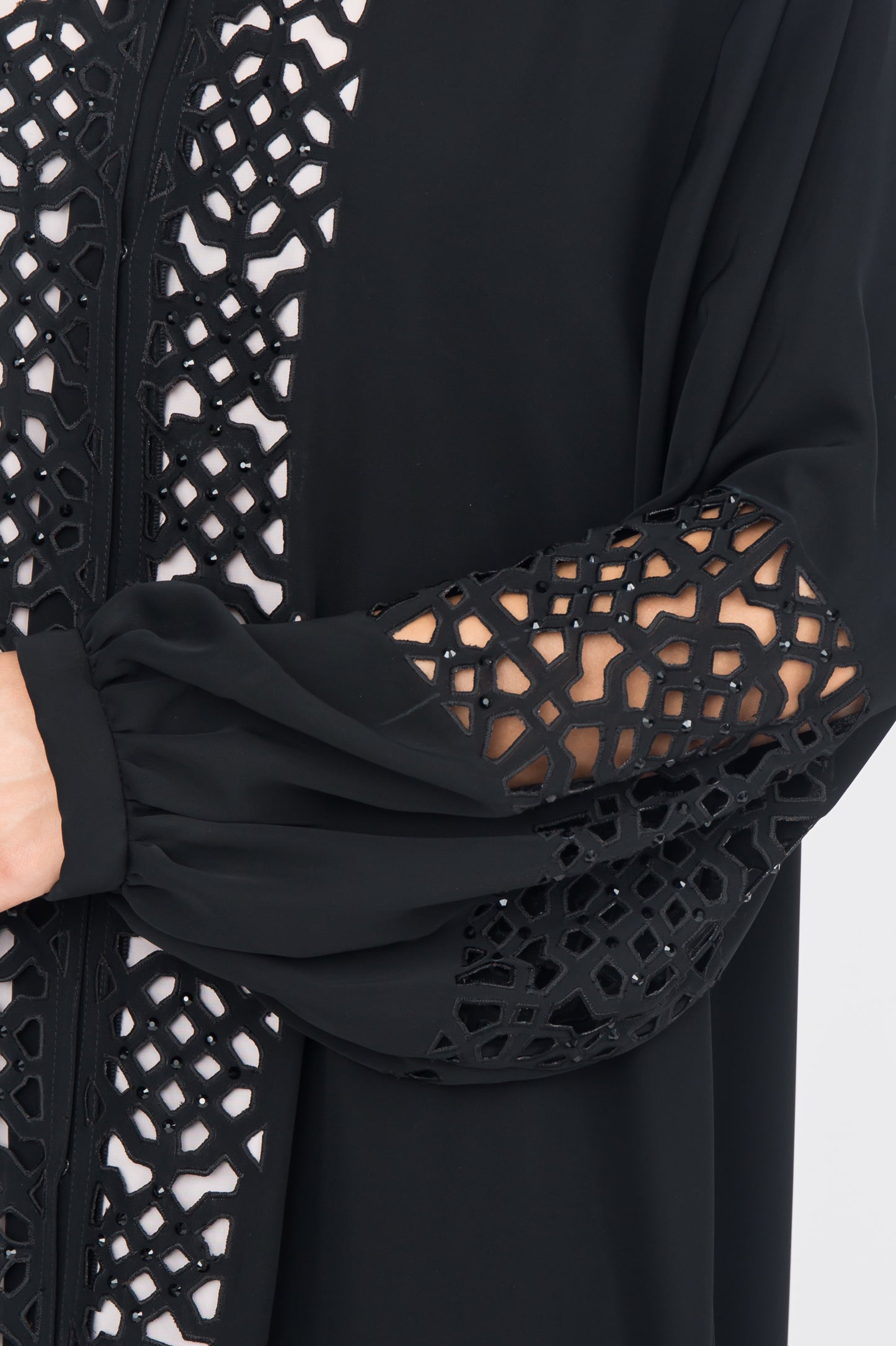 Embroidered Abaya | AF-50025-ABY-E