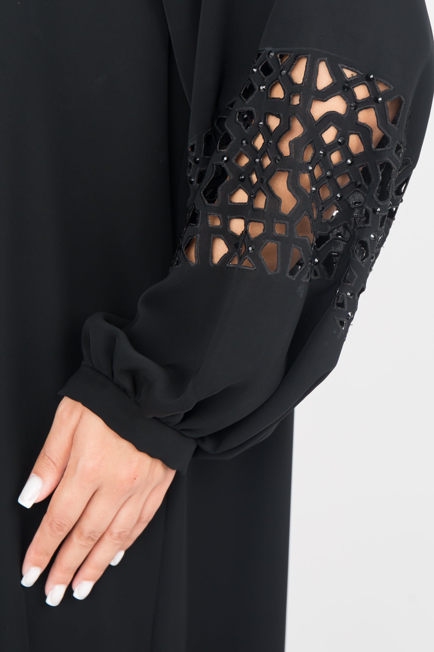 Embroidered Abaya | AF-50025-ABY-E