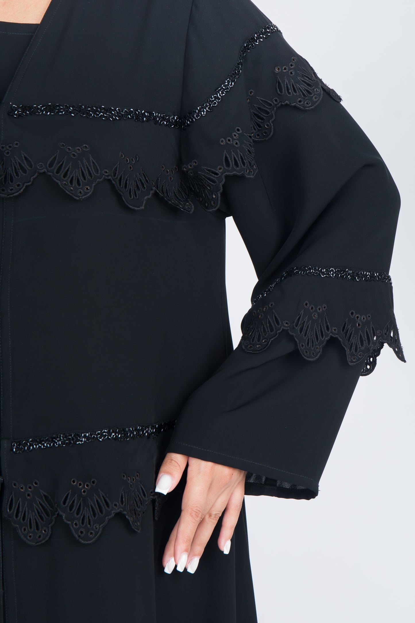 Embroidered Abaya | AF-50027-ABY-E