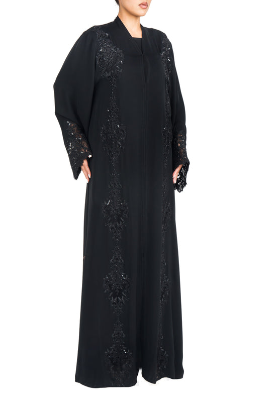 Embroidered Abaya | AF-50029-ABY-E