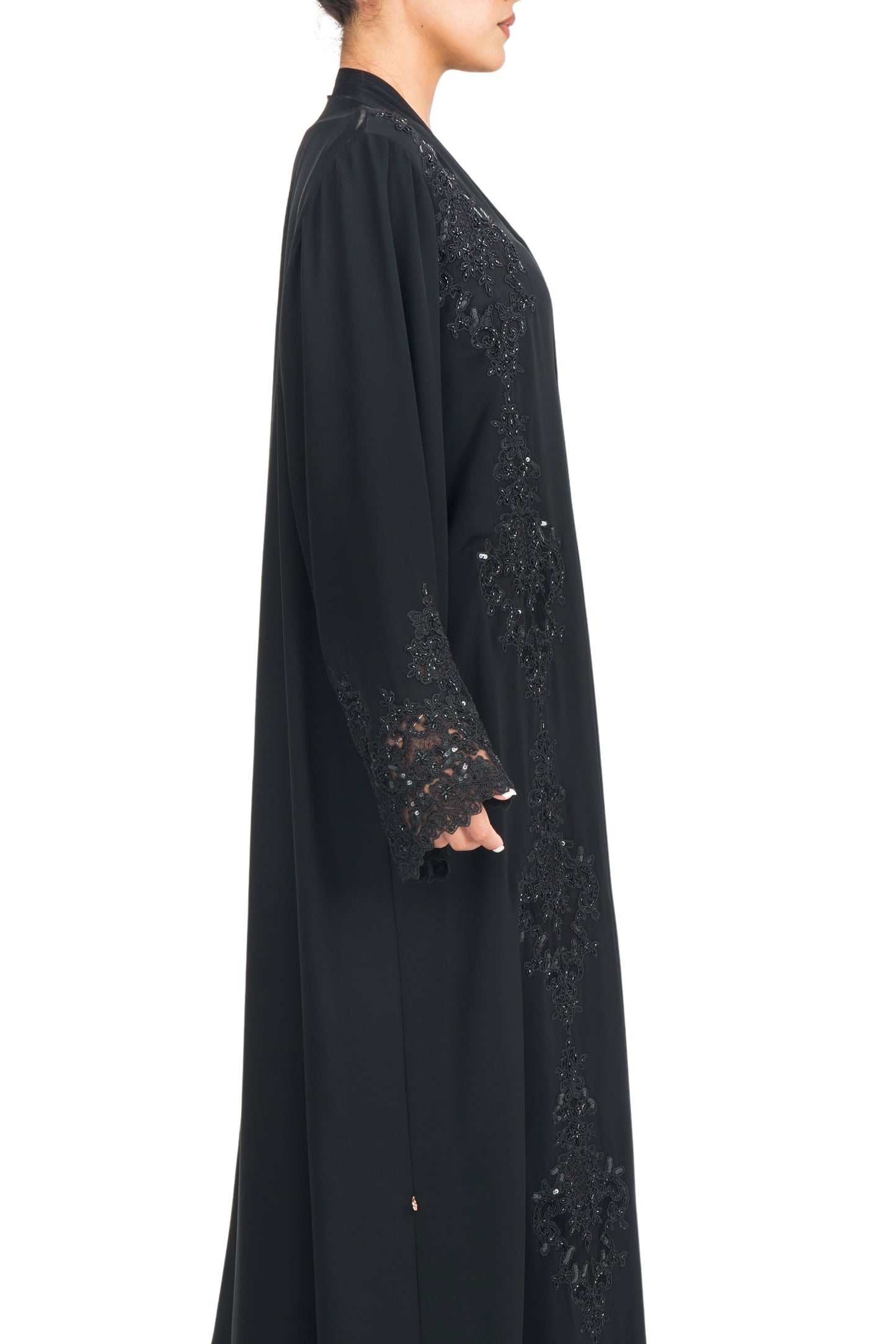 Embroidered Abaya | AF-50029-ABY-E