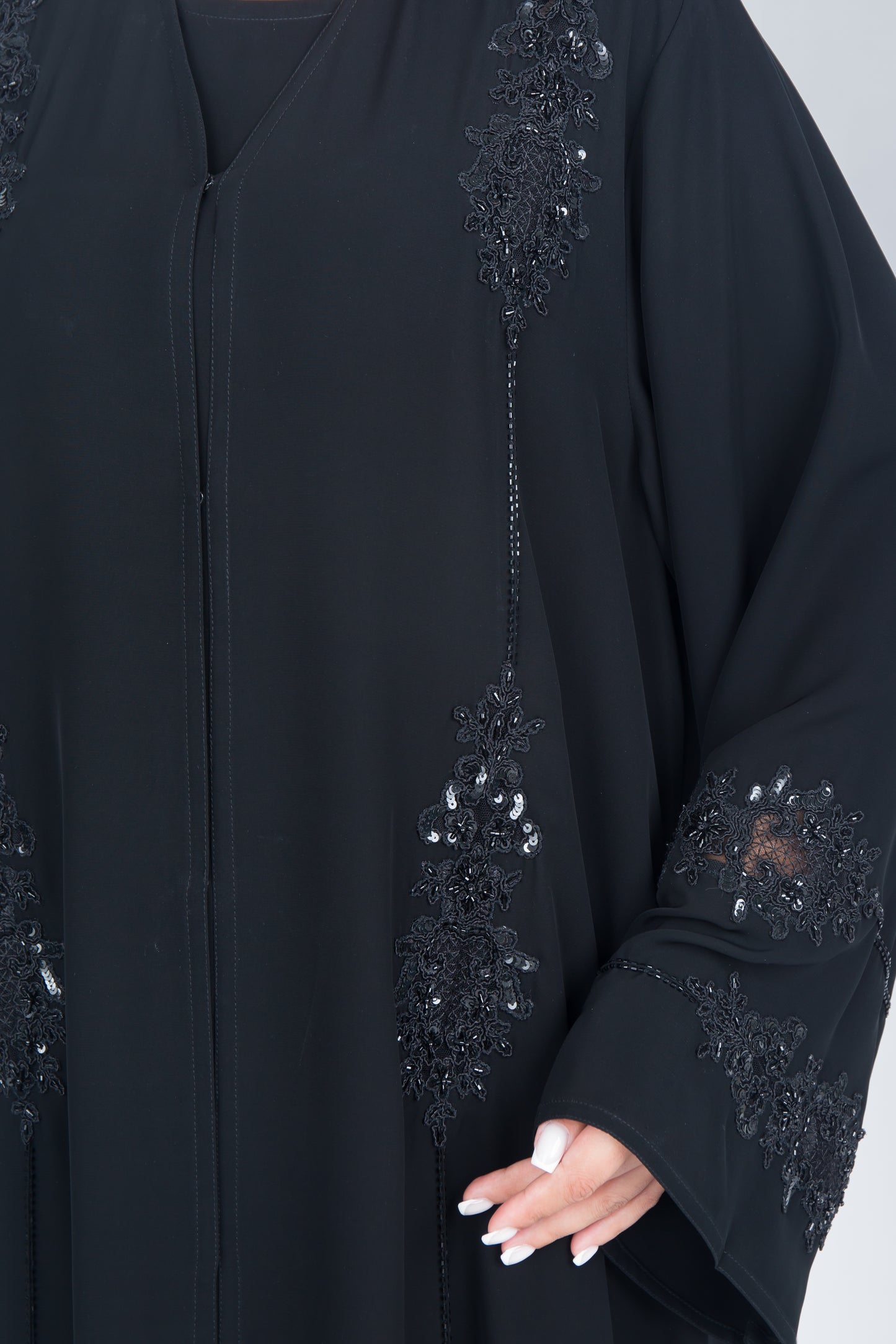 Embroidered Abaya | AF-50030-ABY-E