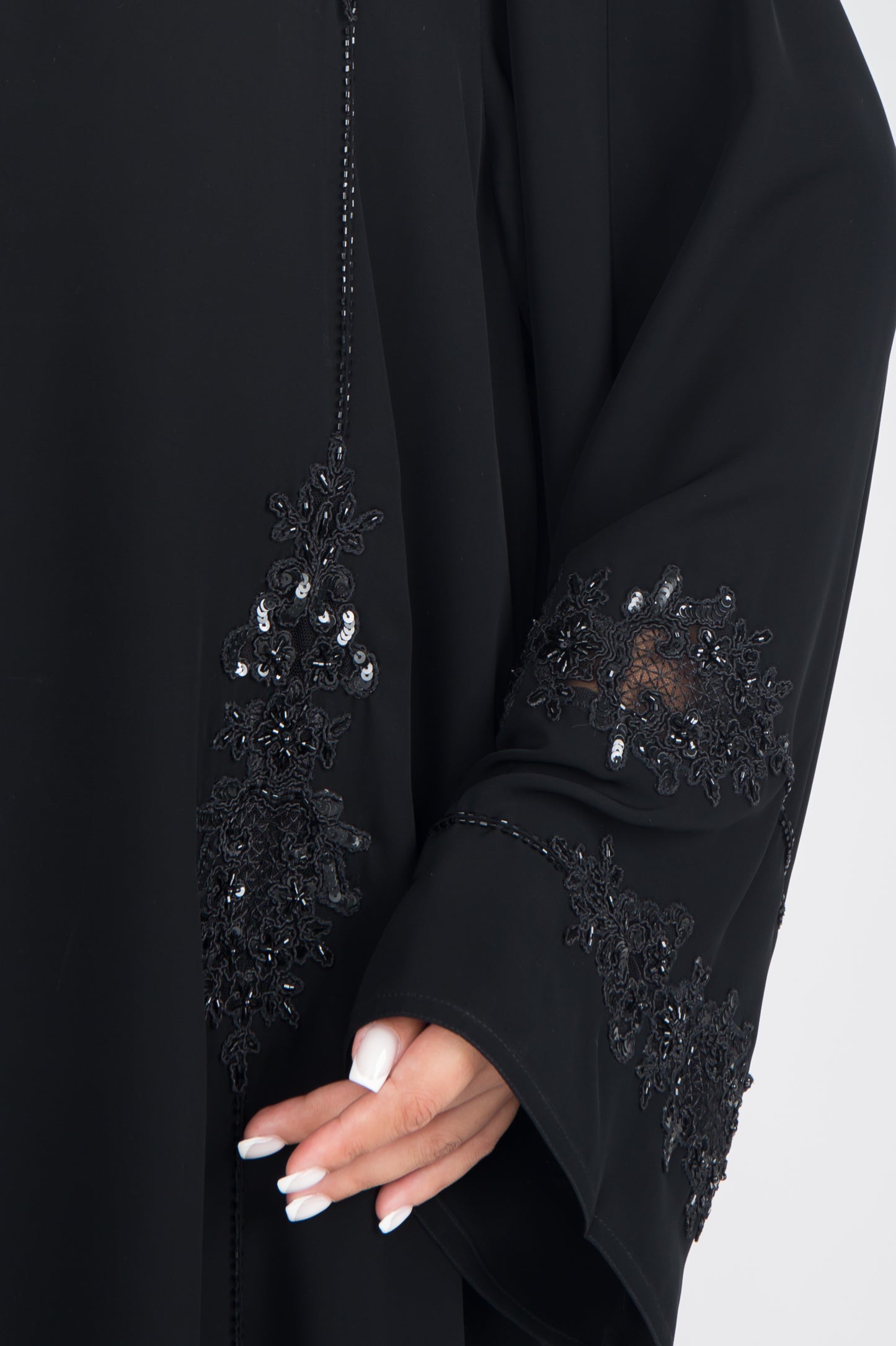 Embroidered Abaya | AF-50030-ABY-E