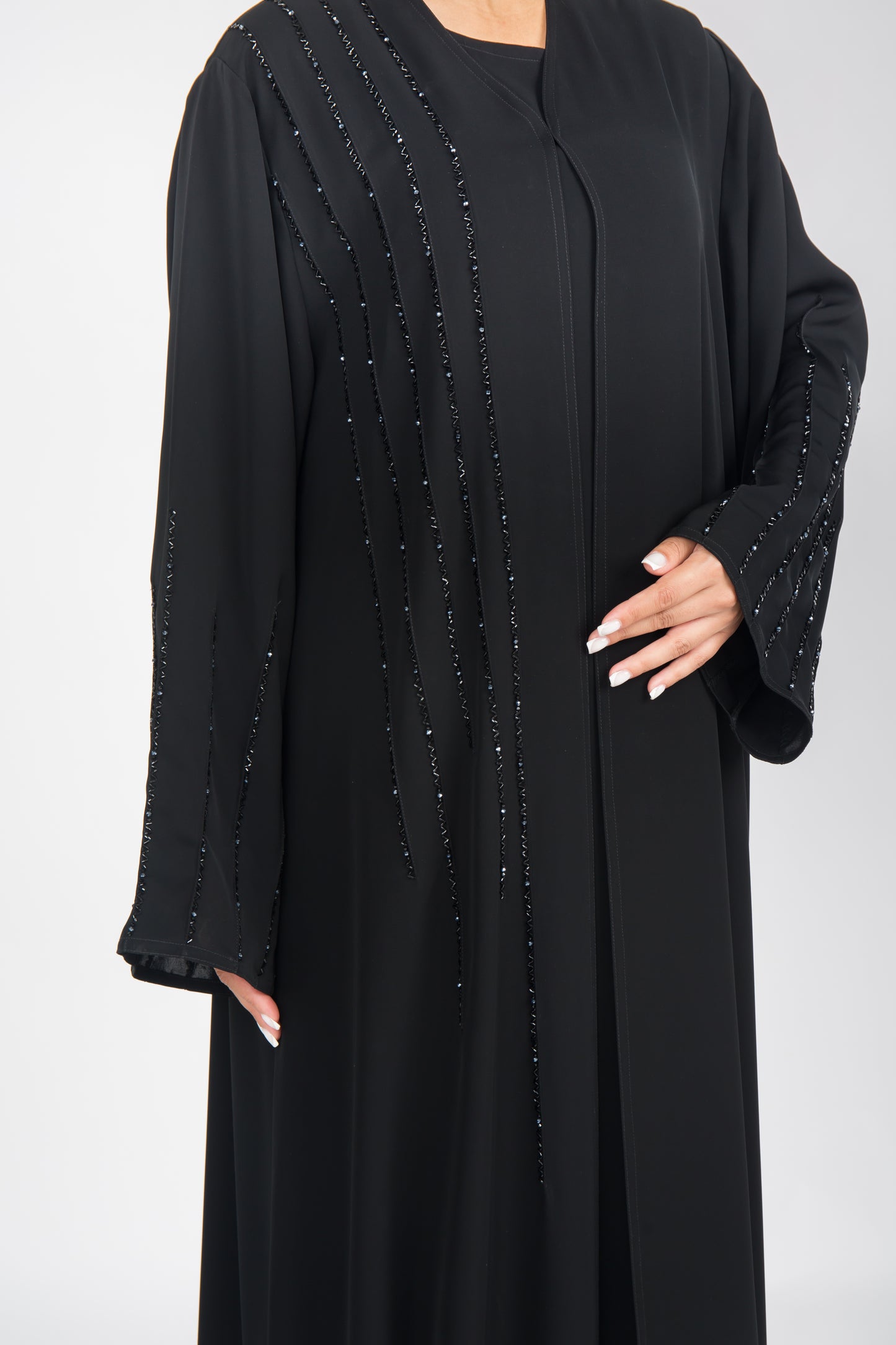 Embroidered Abaya | AF-50047-ABY-E