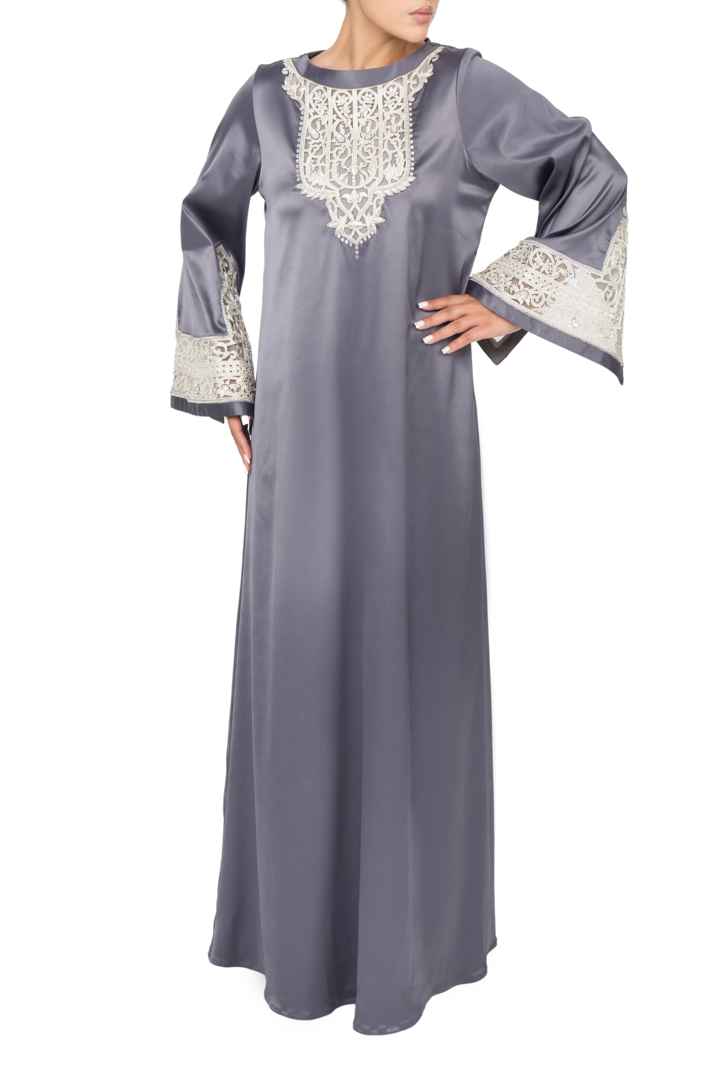 Eid dress kandoora جلابية Jellabiya jalabiya celebration embroidered dress