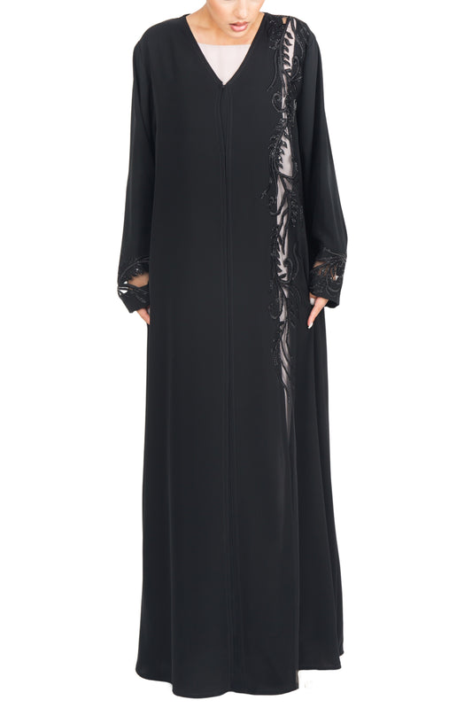 Embroidered Abaya | AF-50055-ABY-E