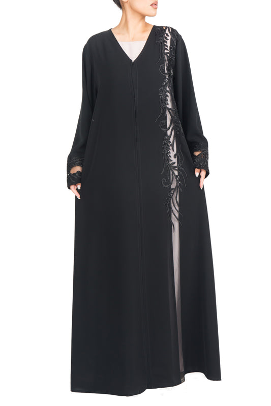 Embroidered Abaya | AF-50055-ABY-E