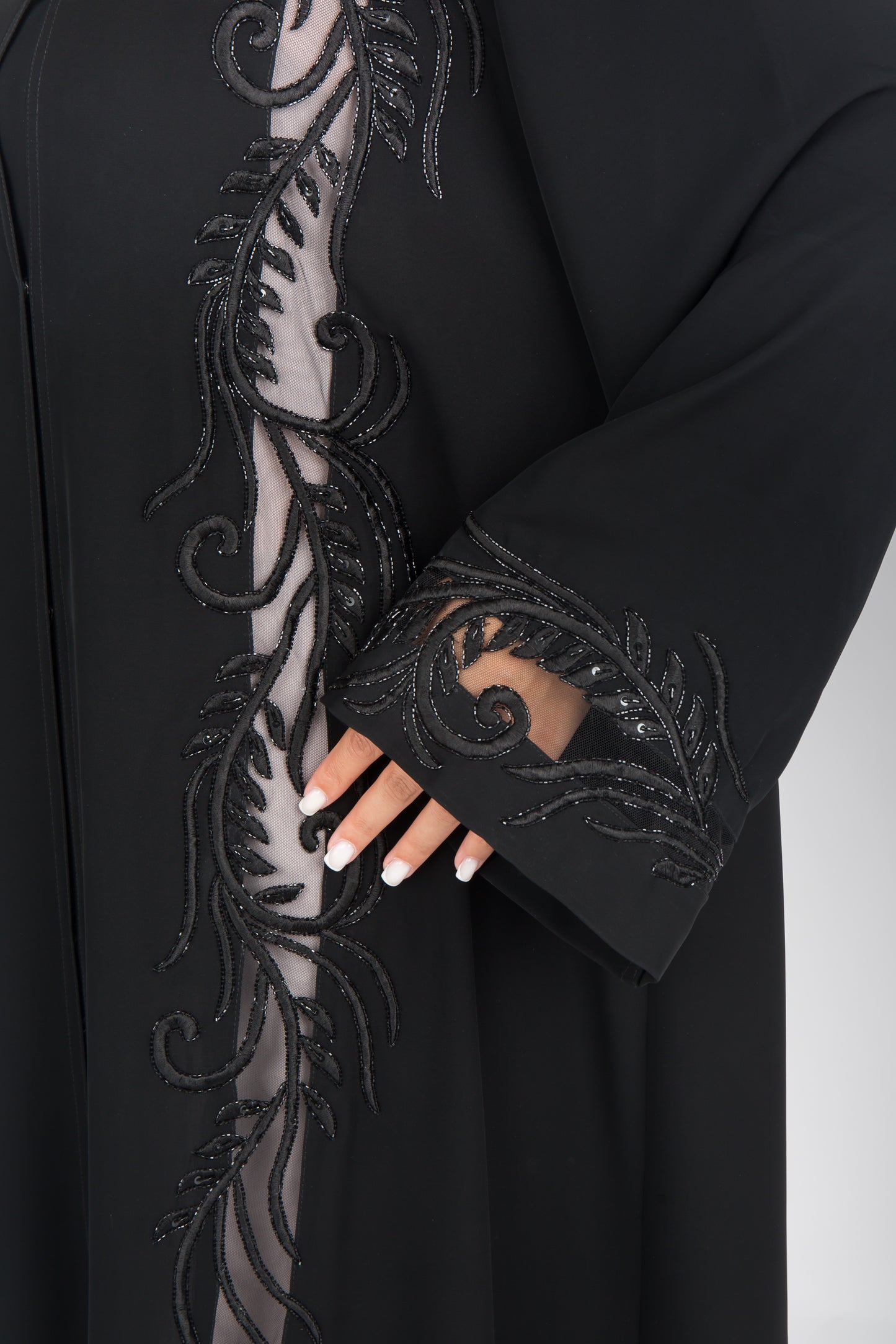 Embroidered Abaya | AF-50055-ABY-E