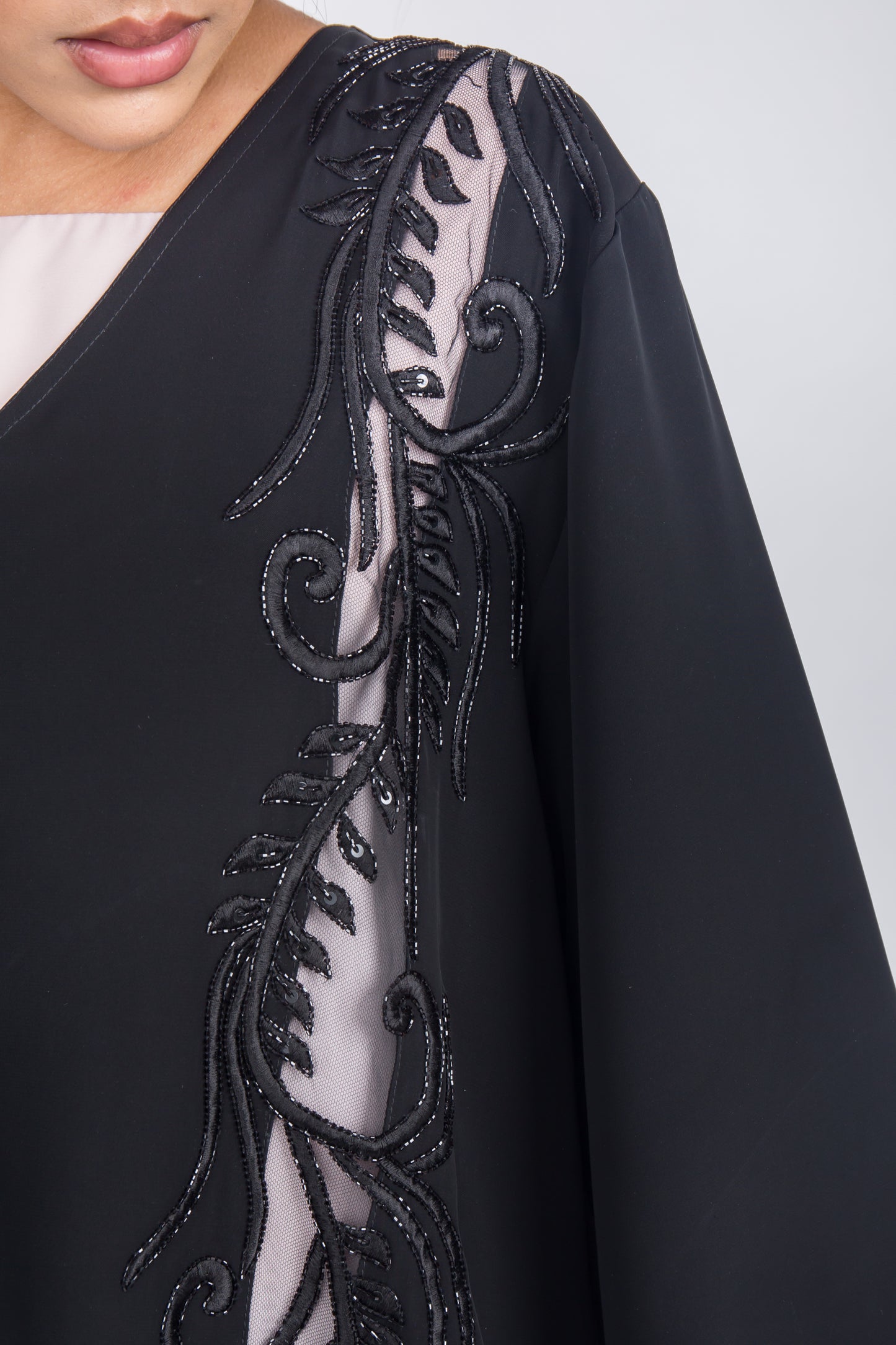 Embroidered Abaya | AF-50055-ABY-E