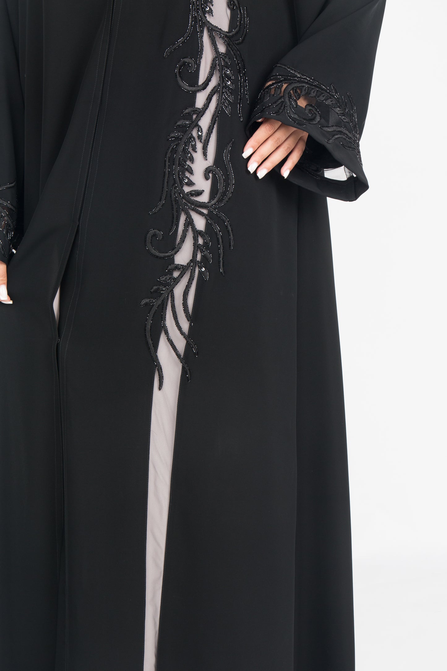 Embroidered Abaya | AF-50055-ABY-E