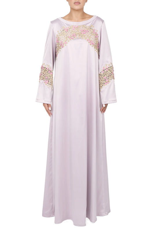 Eid dress kandoora جلابية Jellabiya jalabiya celebration embroidered dress maxi dress lace