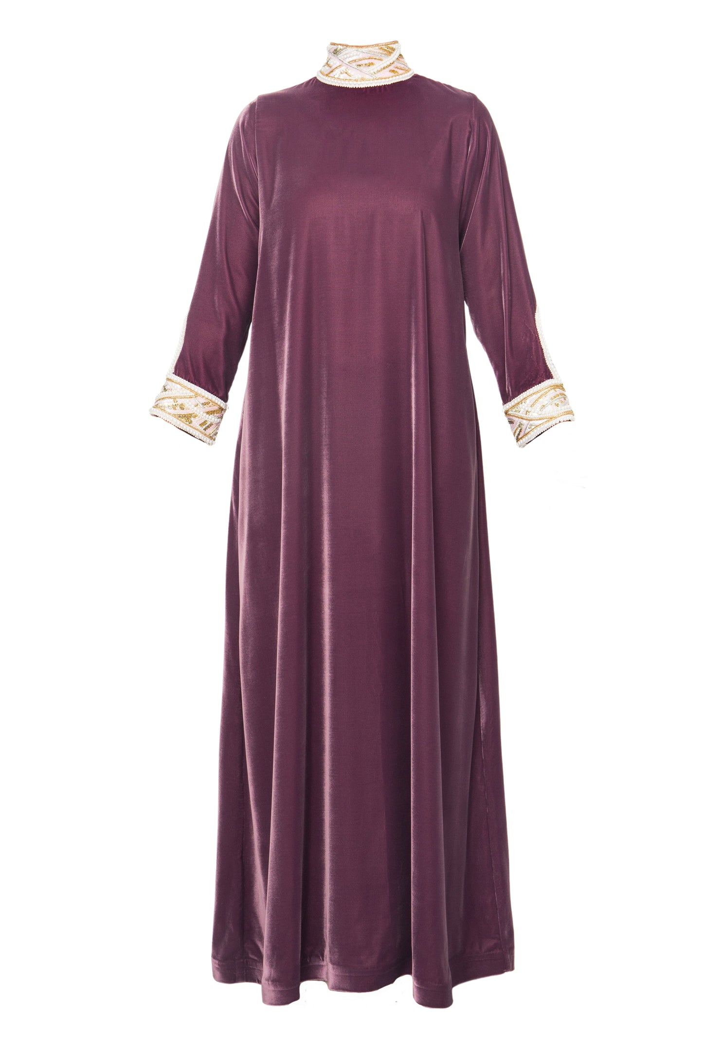 Velvet Silk Dress | AF-5012-VS