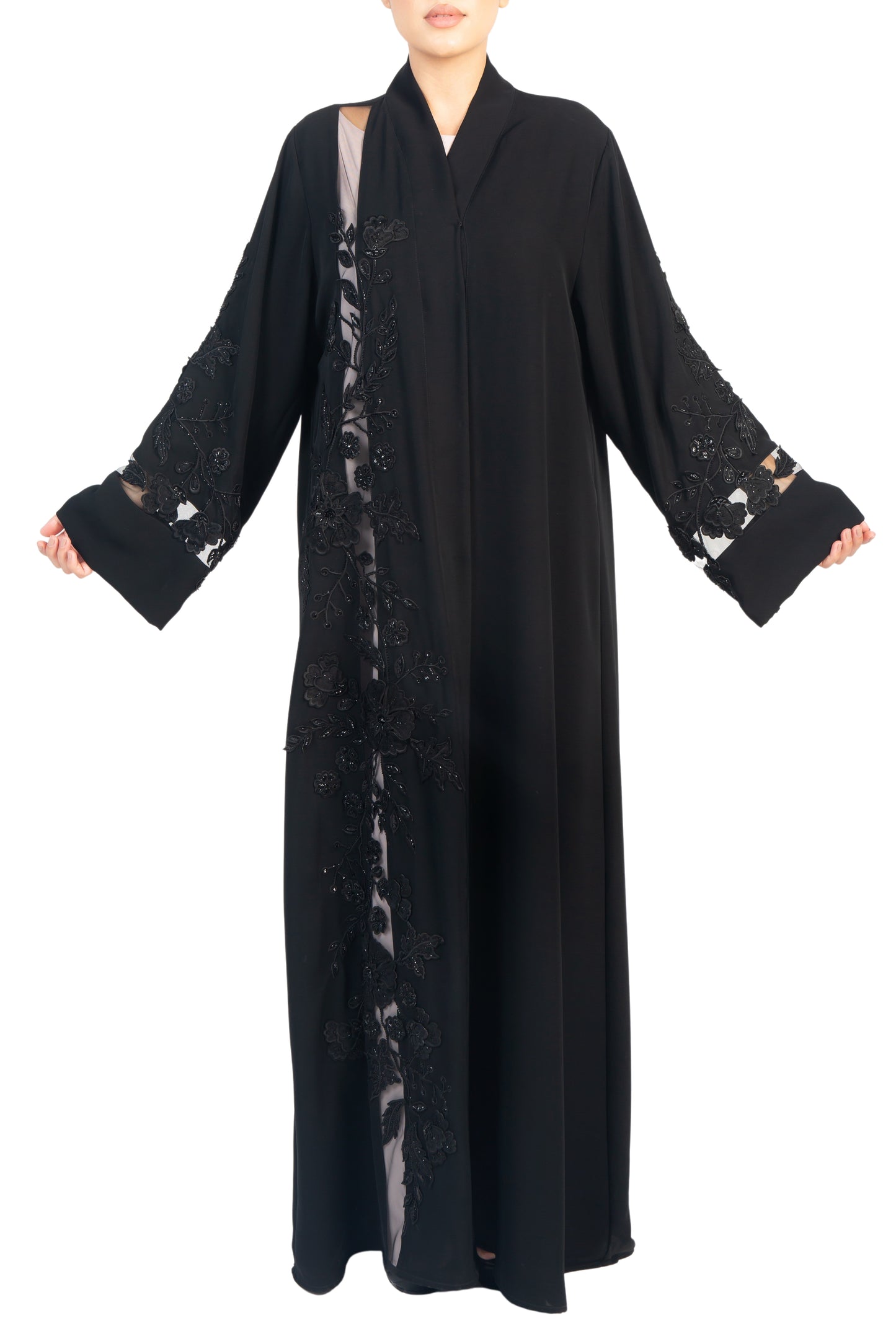 Embroidered Abaya | AF-51015-ABY-E