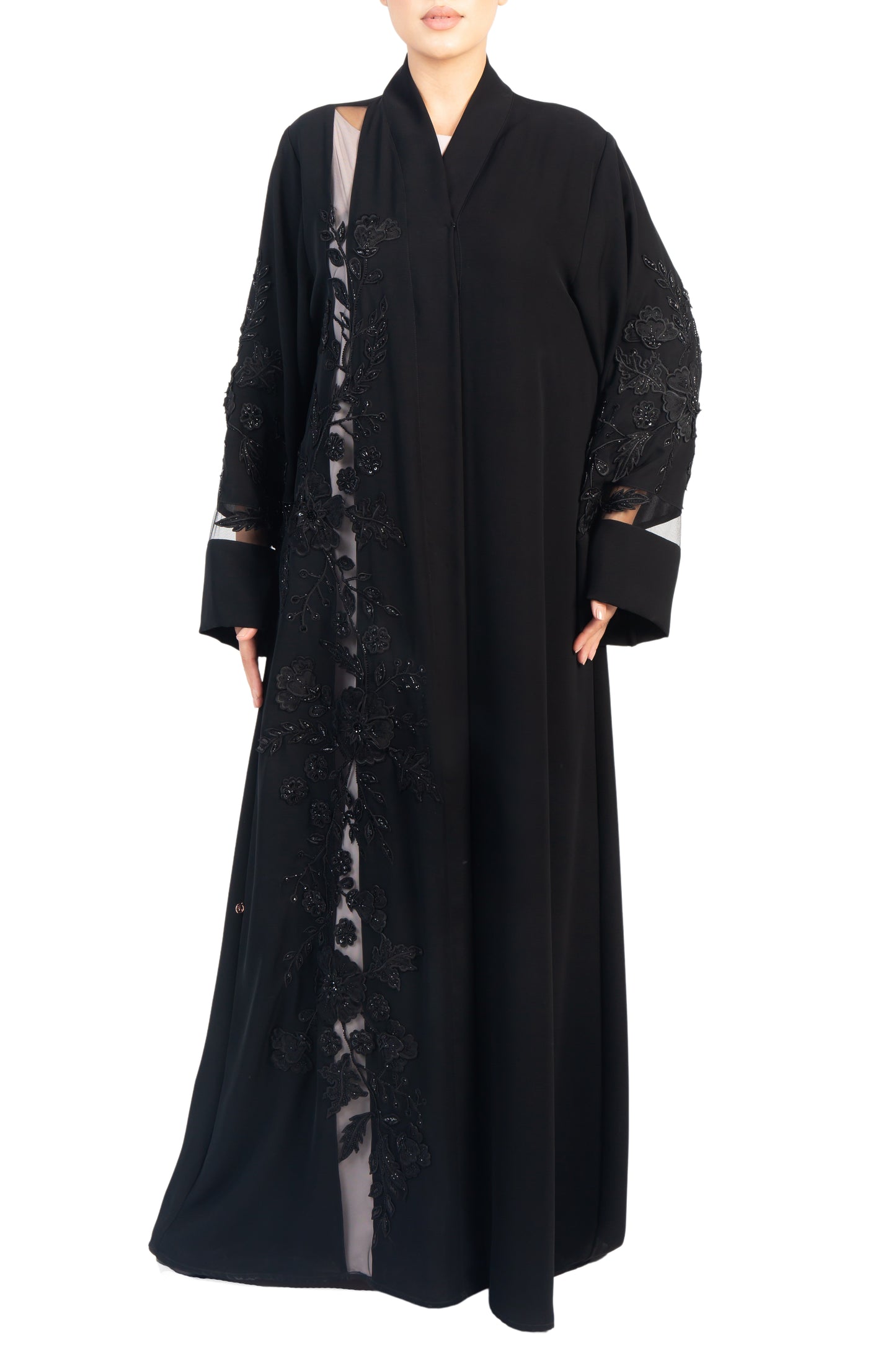 Embroidered Abaya | AF-51015-ABY-E