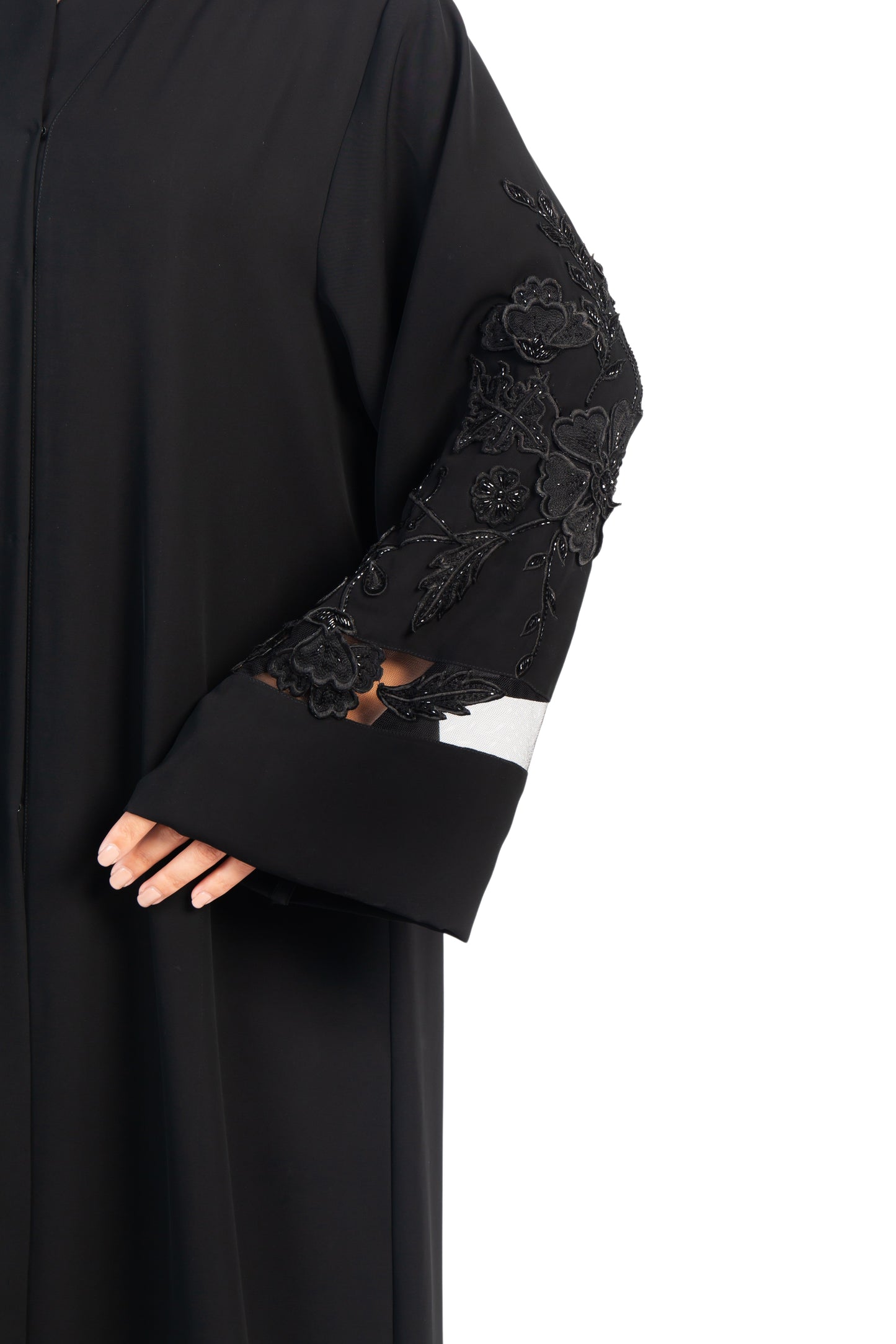 Embroidered Abaya | AF-51015-ABY-E