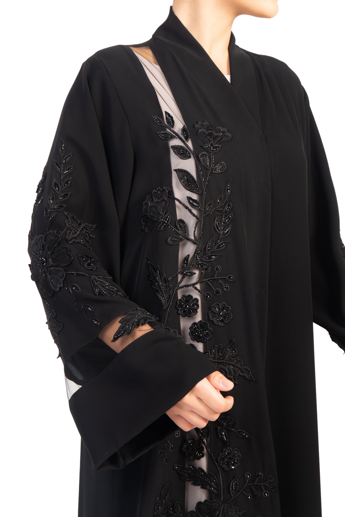 Embroidered Abaya | AF-51015-ABY-E