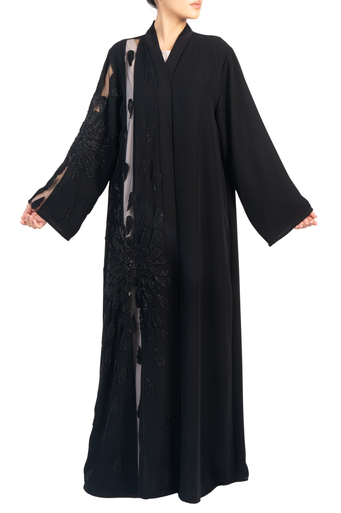 Embroidered Abaya | AF-51016-ABY-E