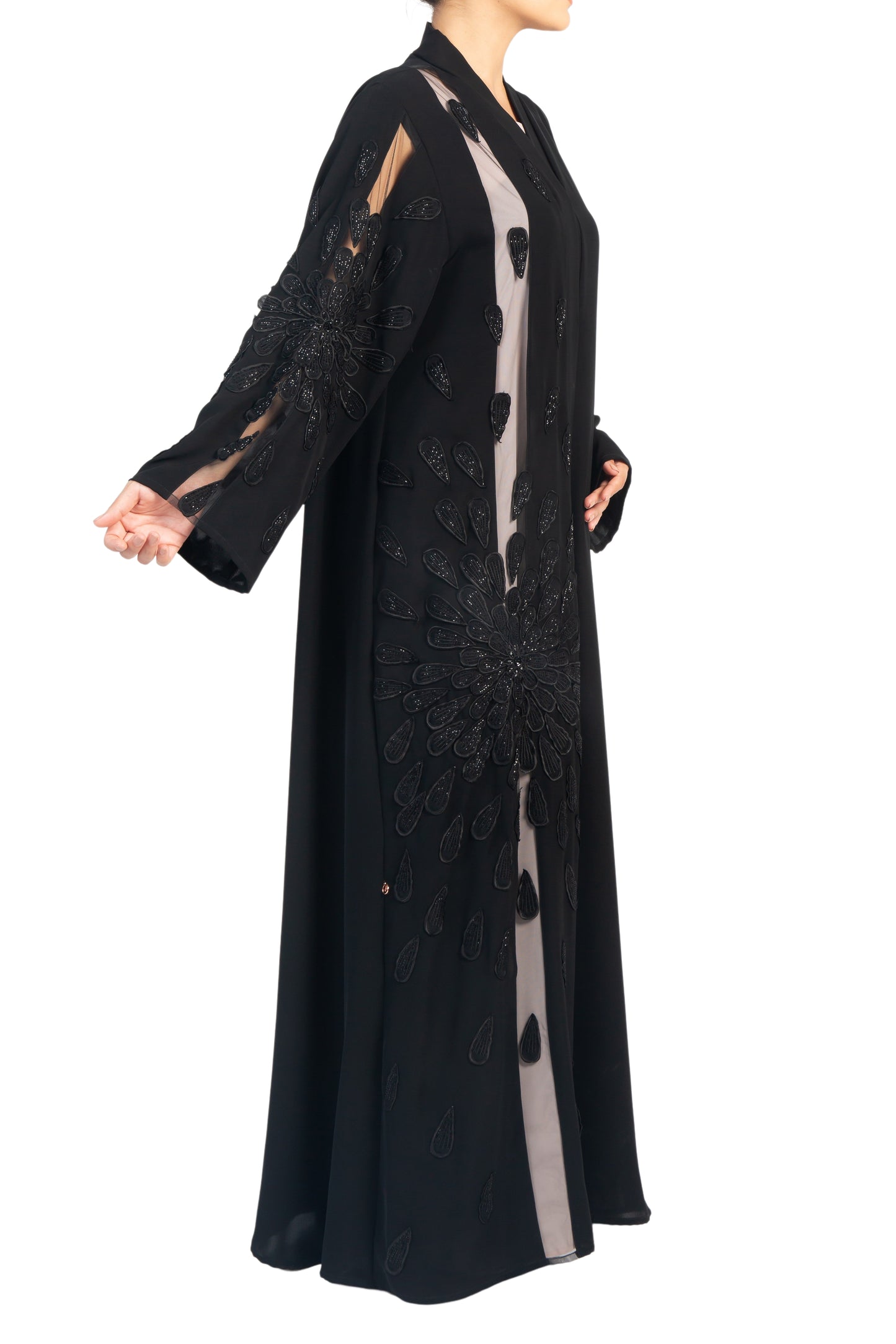 Embroidered Abaya | AF-51016-ABY-E