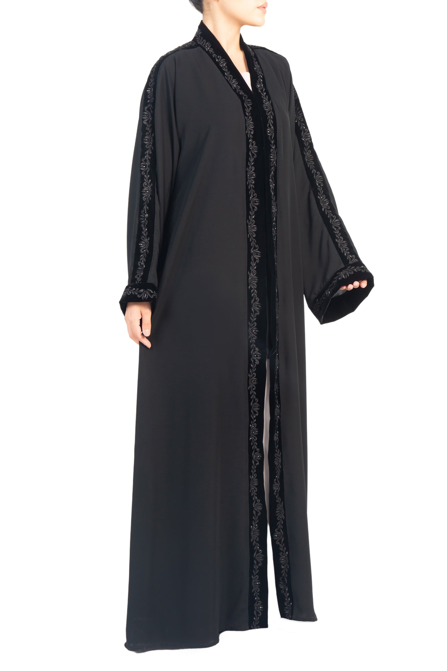 Embroidered Abaya | AF-51019-ABY-E